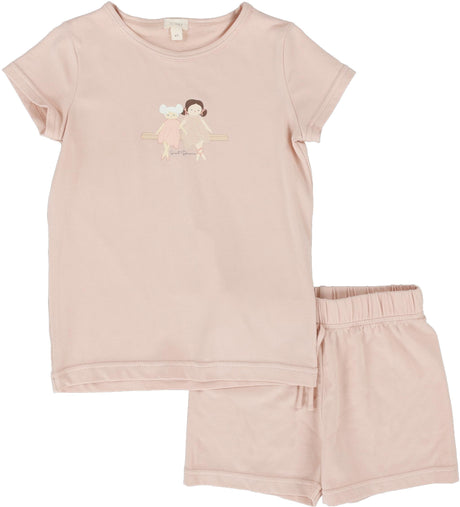 Lil Legs Loungewear Collection Girls Doll Short Cotton Pajamas - DPJS