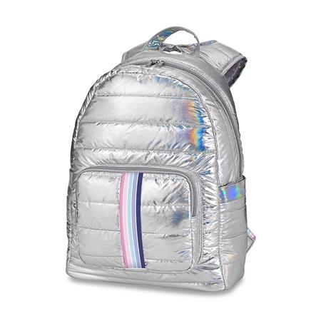 Top Trenz Striped Strap Puffer Backpack - BP-PUFI-SWEET