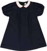 Analogie by Lil Legs Popelin Collection Girls Puff Sleeve Short Sleeve Dress - PPSDS