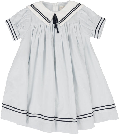 Analogie by Lil Legs Sailor Collection Girls Short Sleeve Dress - SDS